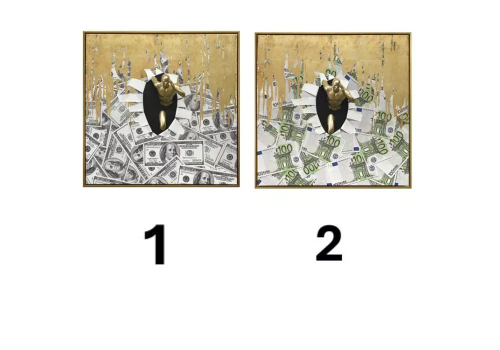 Cuadro marco MONEY Cuadro marco MONEY