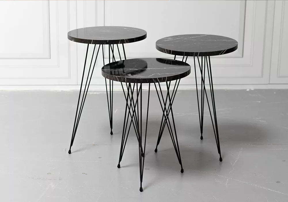 SET DE TRES MESAS NIDO ELLIOT