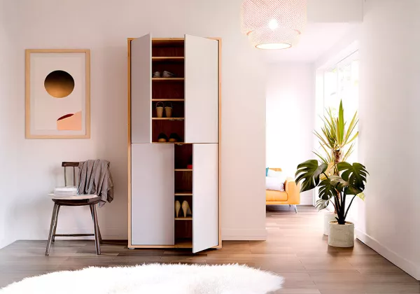 Zapatero 4 puertas 8 baldas BLOOM