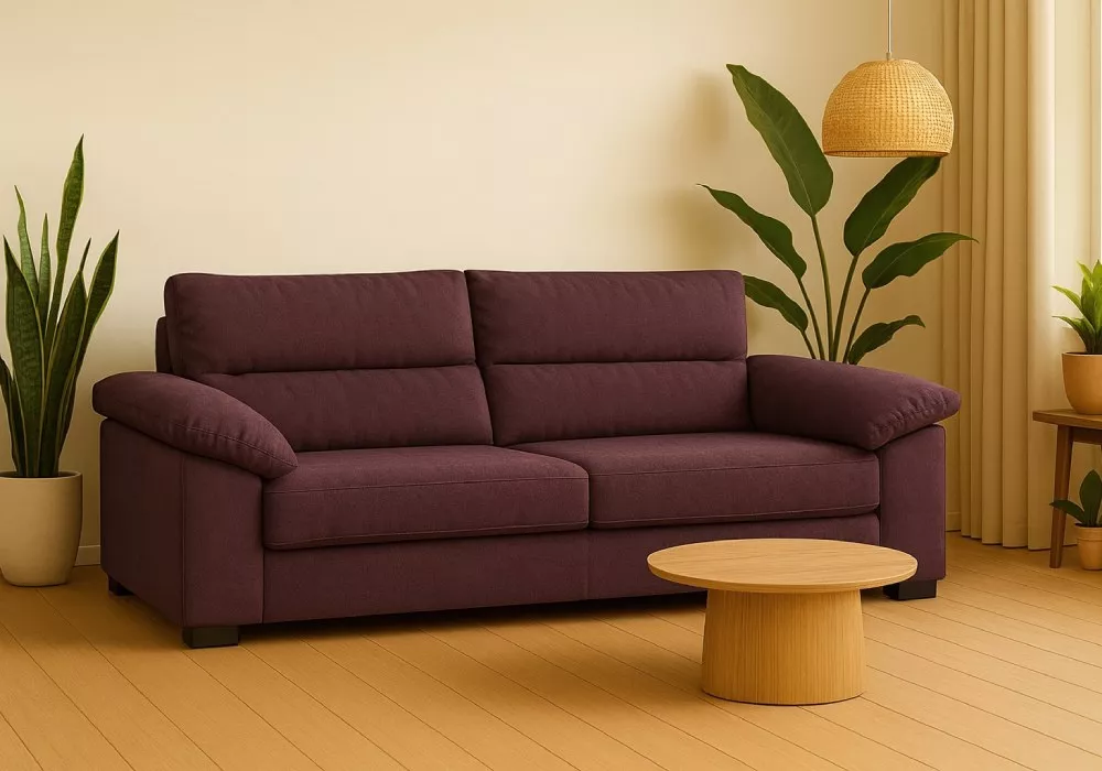 Sofá de 2 plazas deslizante y reclinable EVER