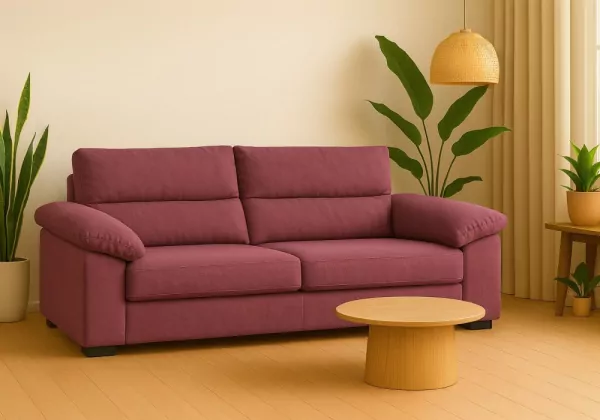 Sofá de 3 plazas deslizante y reclinable EVER Sofá de 3 plazas deslizante y reclinable EVER