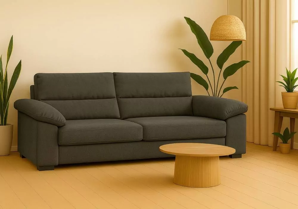 Sofá de 3 plazas deslizante y reclinable EVER Sofá de 3 plazas deslizante y reclinable EVER