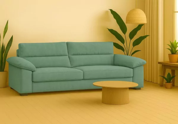 Sofá de 3 plazas deslizante y reclinable EVER Sofá de 3 plazas deslizante y reclinable EVER