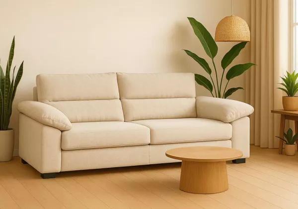 Sofá de 3 plazas deslizante y reclinable EVER Sofá de 3 plazas deslizante y reclinable EVER