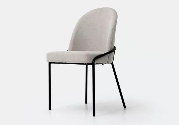 Silla de comedor gris SANA