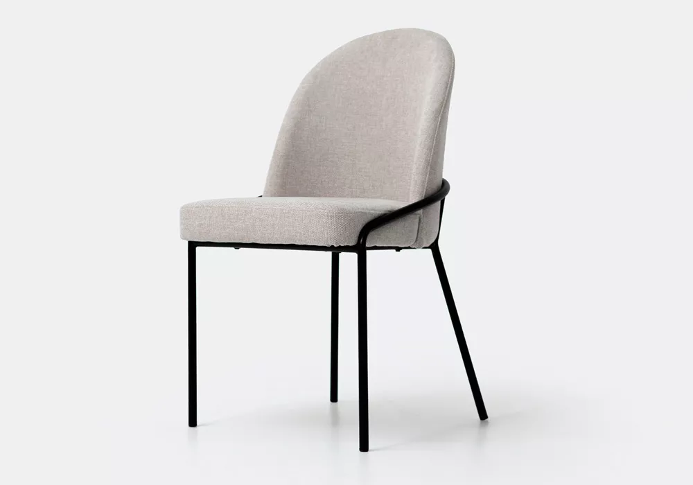 Silla de comedor gris SANA