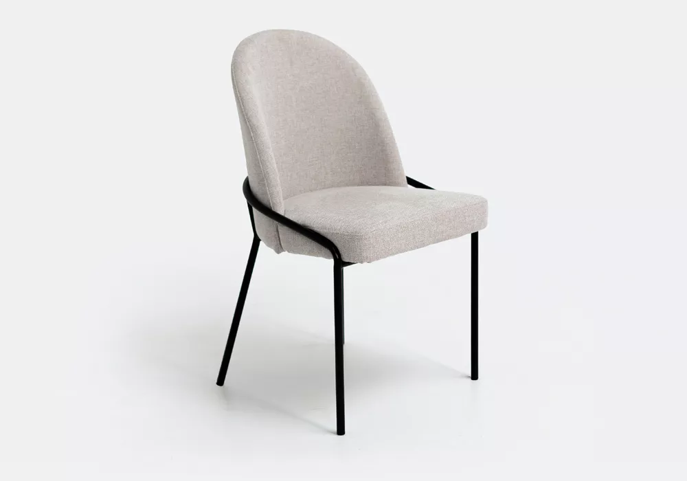 Silla de comedor gris SANA