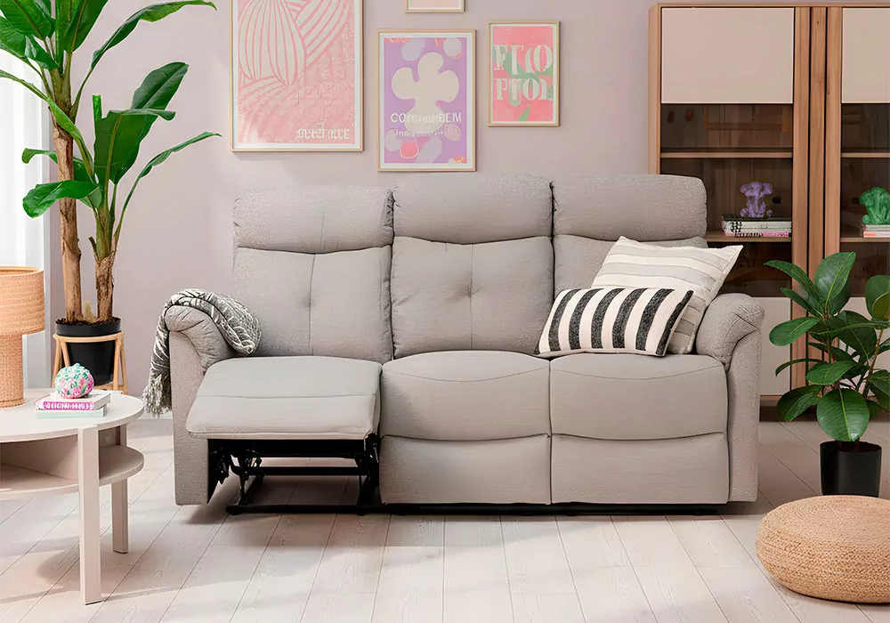 Sofá 3 plazas relax hamer VINTAGE