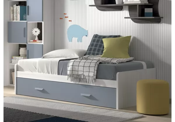 Cama de nide de 90 ou 105 com arrasto somier corban PLUS