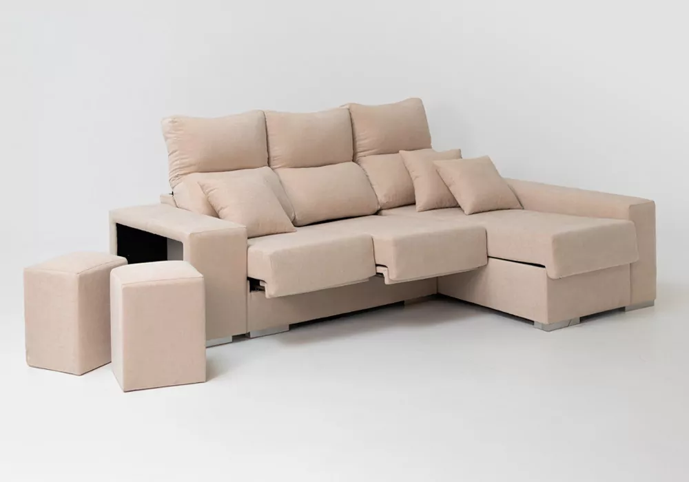 Chaiselongue cor cru FRIENDS