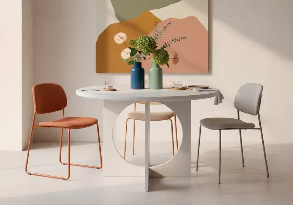 Mesa comedor redonda SIROS Mesa comedor redonda SIROS