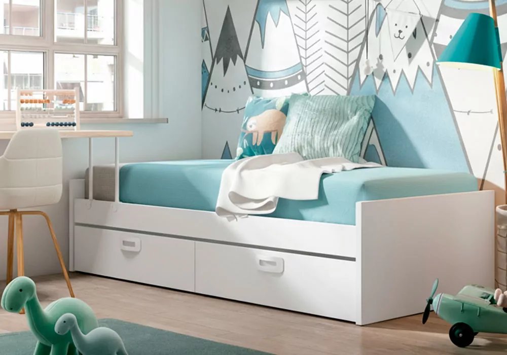 Cama nido de 90 ó 105 con dos cajones CLEO