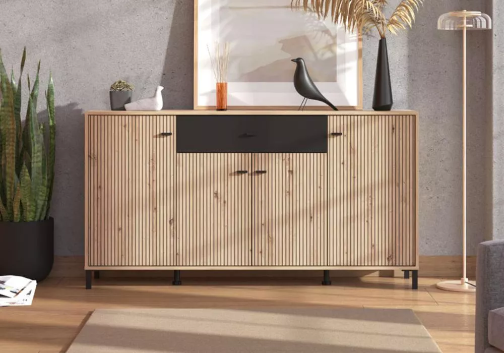 Aparador 4 puertas y 1 cajón AVIGNON