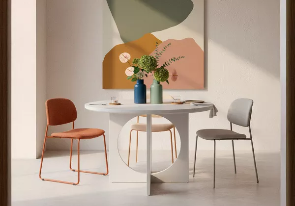 Mesa comedor redonda SIROS