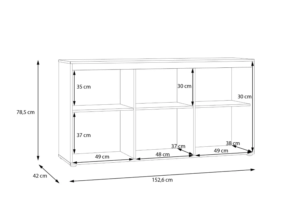 Aparador tres puertas SCANDIA Aparador tres puertas SCANDIA