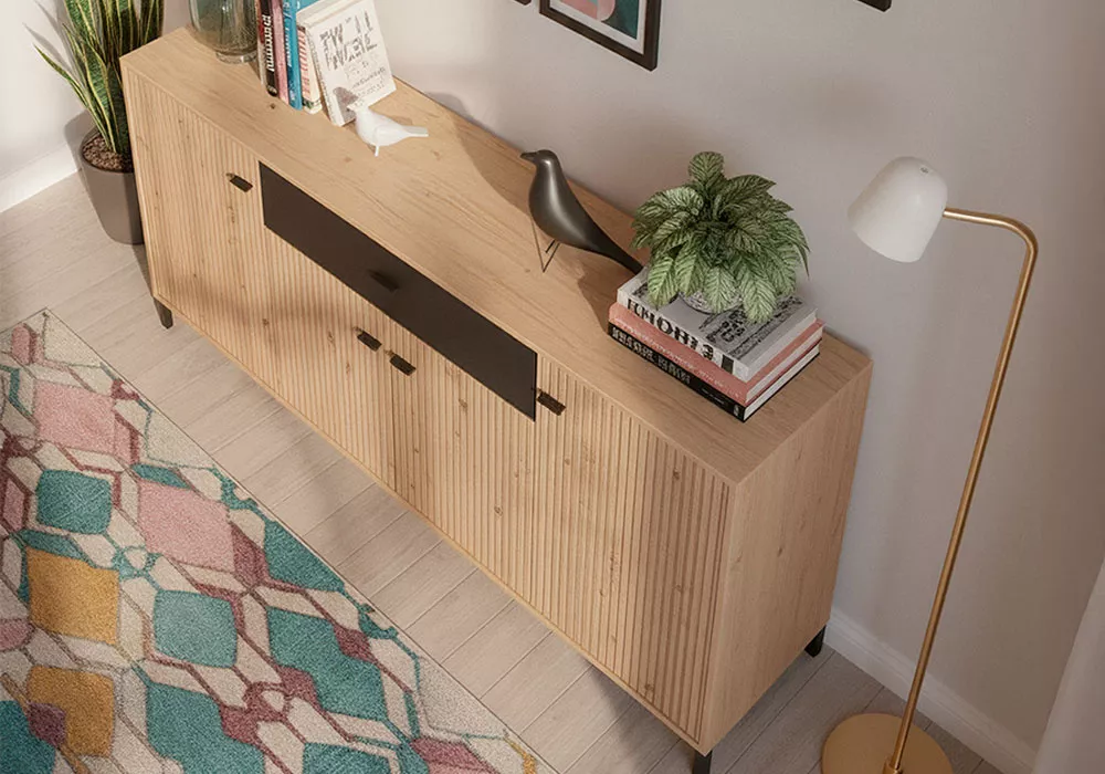 Cômoda de 4 portas e 1 gaveta Avignon