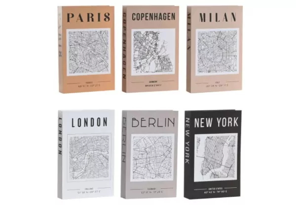 Caja libro cartón CITY