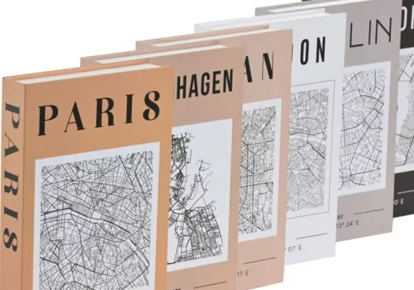 Caja libro cartón CITY