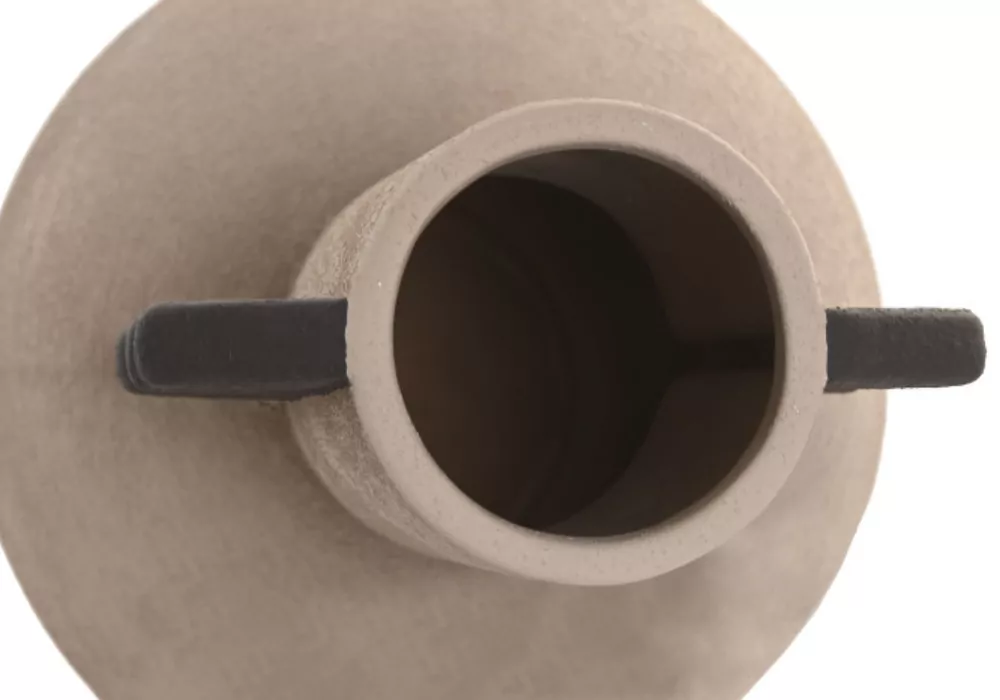 Jarrón gres marrón PICOS