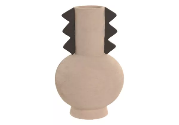 Jarrón gres marrón PICOS