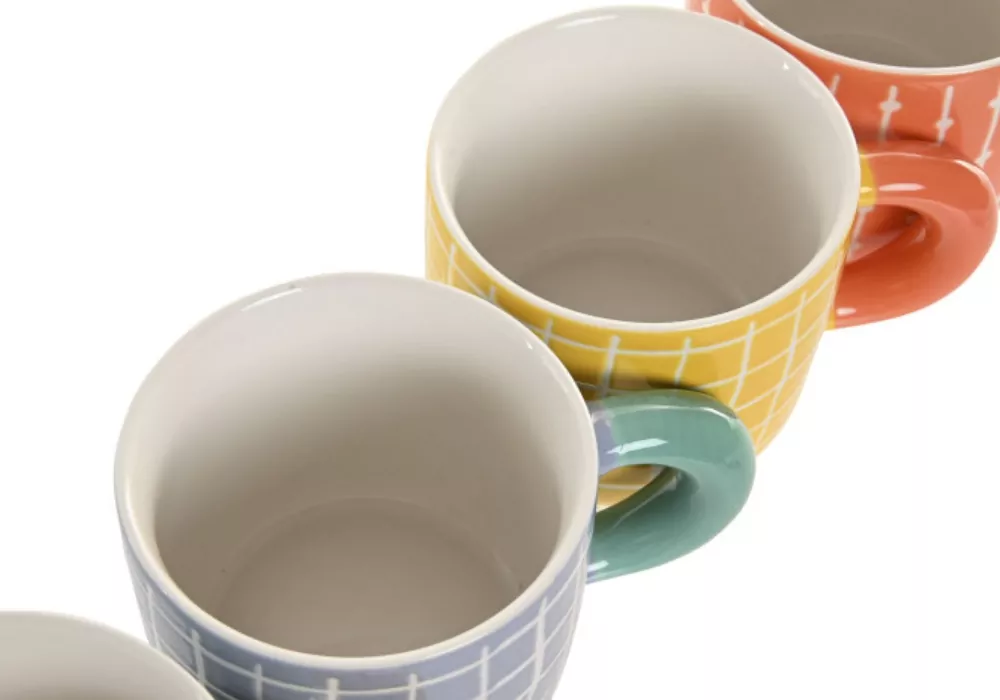 cópia de frutas de caneca de porcelana