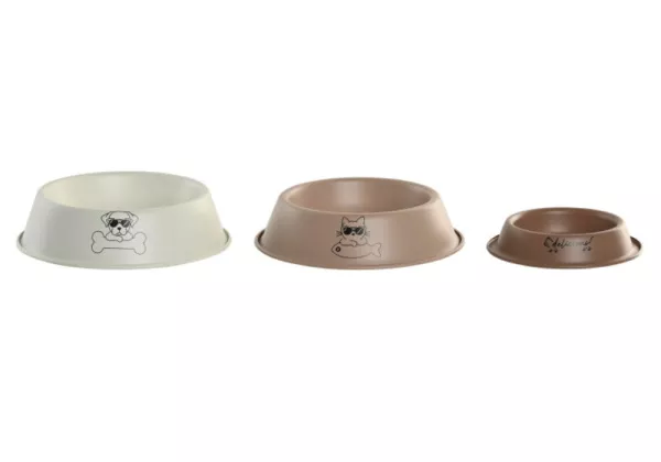 Bol de metal para mascotas SNUFI