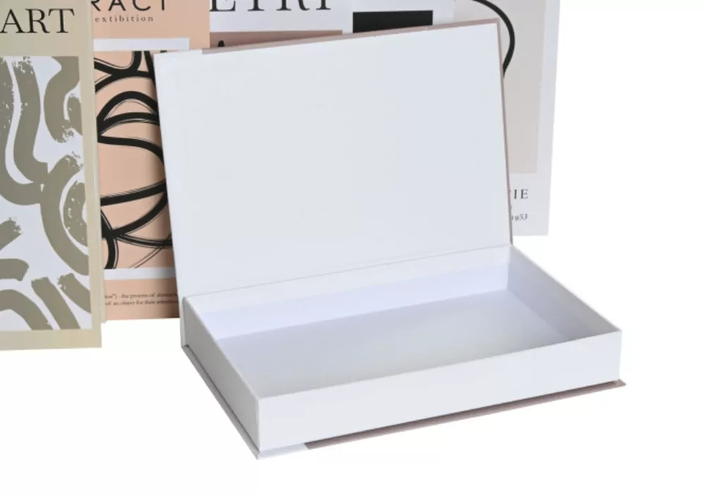 Caixa tipo livro de cartão ART Caixa tipo livro de cartão ART