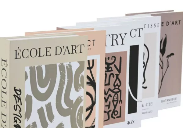 Caixa tipo livro de cartão ART Caixa tipo livro de cartão ART