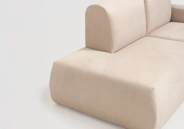 Sofá modular terminal com chaiselongue TINA Sofá modular terminal com chaiselongue TINA