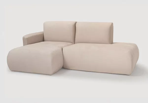 Sofá modular terminal com chaiselongue TINA