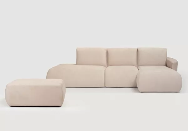 cópia do Terminal Modular do Sofá com Módulo e Chaiseiselongue Tina