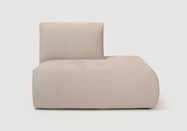 cópia do Terminal Modular Sofa com Módulo, Chaiseelongue e Puff Tina
