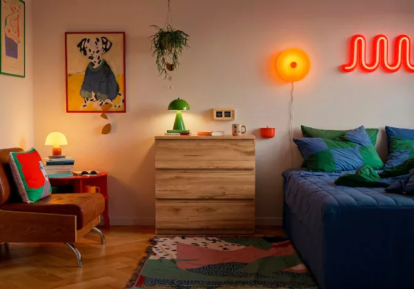 Conforto 3 gavetas de faia e Rattan CALABRIA