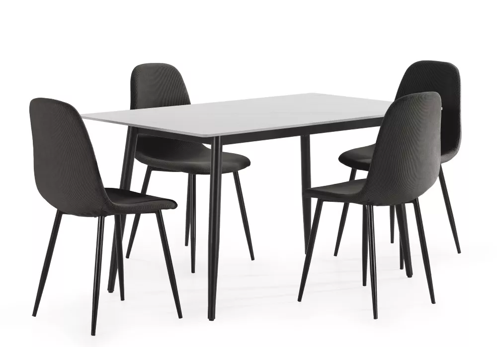 Conjunto mesa y cuatro sillas VAIA