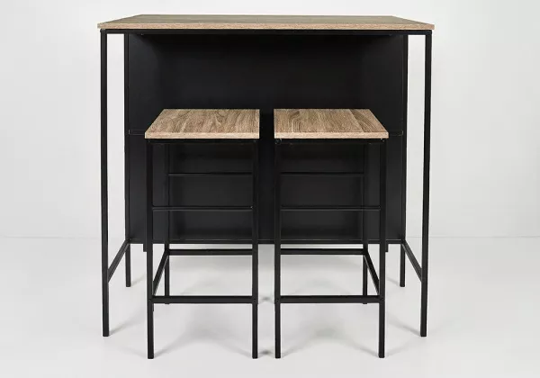 Mesa isla de cocina con taburetes TALLO