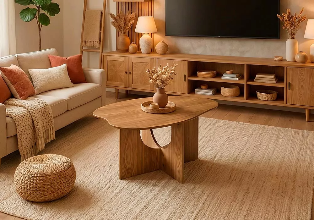 Mesa auxiliar de madera CALI