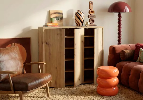 Zapatero 3 puertas y 8 baldas BLOOM