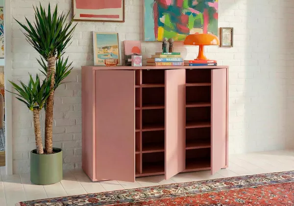 Sapateiro 3 portas 8 prateleiras BLOOM