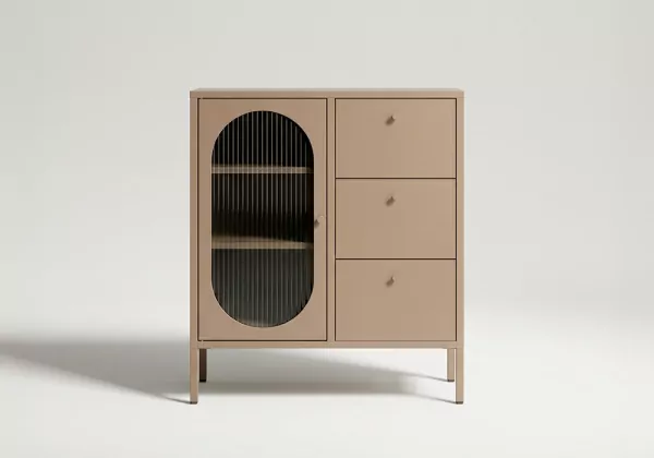 Aparador 1 puerta y 3 cajones metálico COLORS Aparador 1 puerta y 3 cajones metálico COLORS