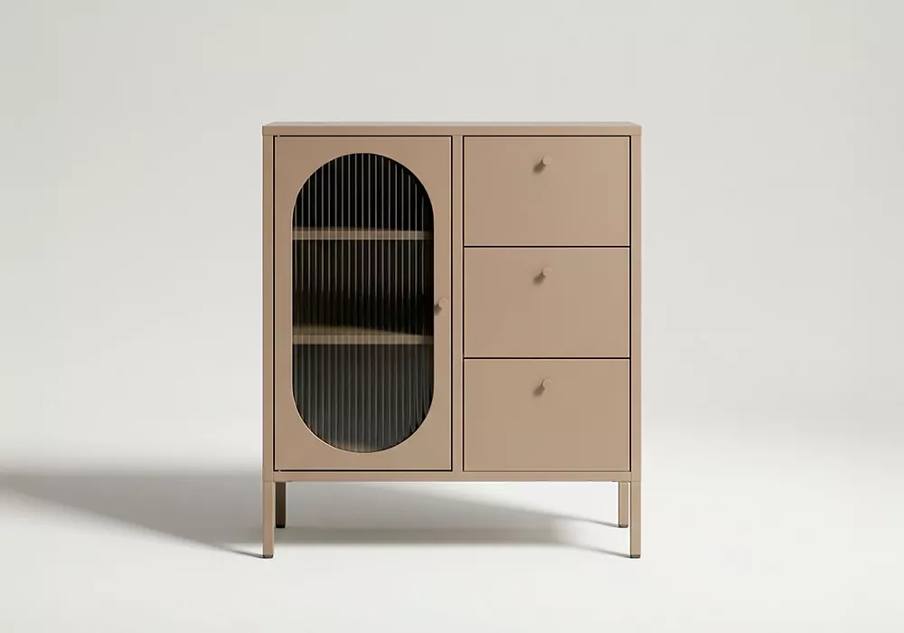 Aparador 1 puerta y 3 cajones metálico COLORS Aparador 1 puerta y 3 cajones metálico COLORS