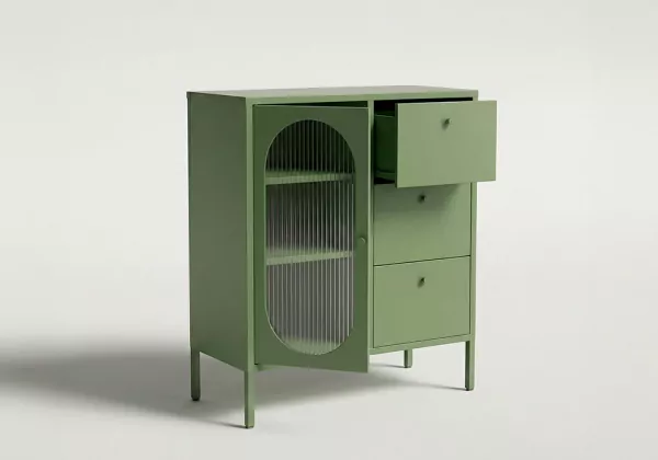 Aparador 1 puerta y 3 cajones metálico COLORS Aparador 1 puerta y 3 cajones metálico COLORS