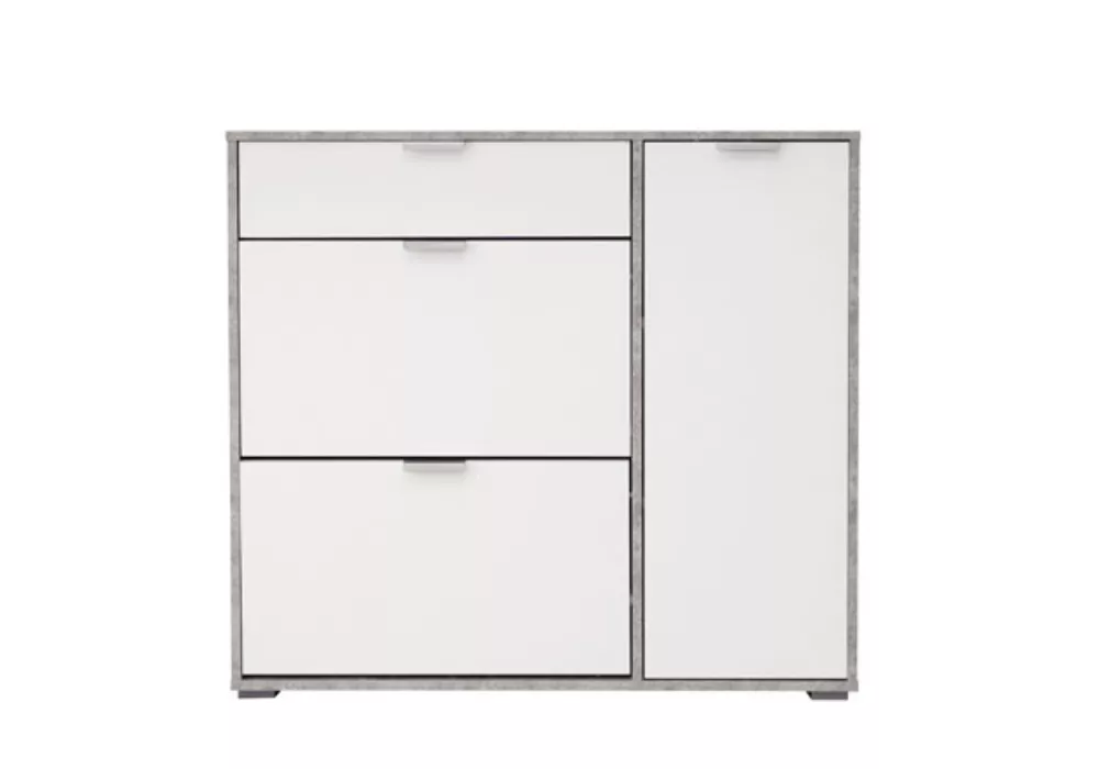 Sapateira com 2 gavetas basculantes e 1 porta ARCO