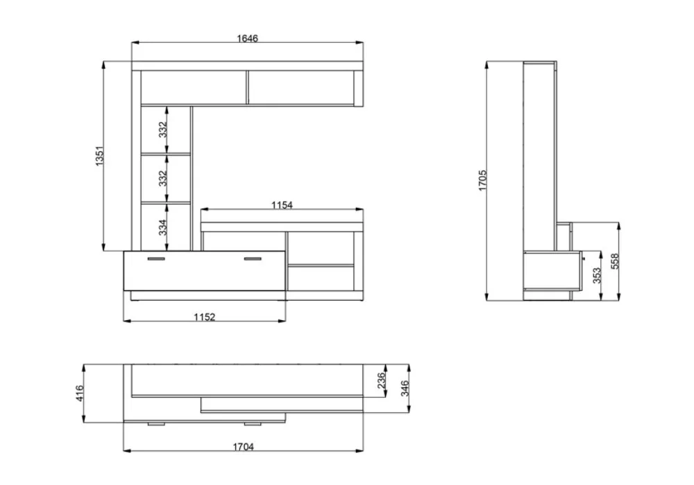 Composición de salón GLEN