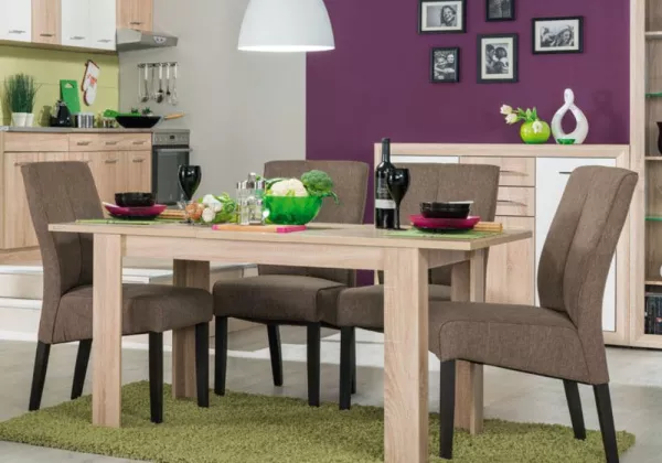 Mesa de comedor extensible ZEST roble ambiente