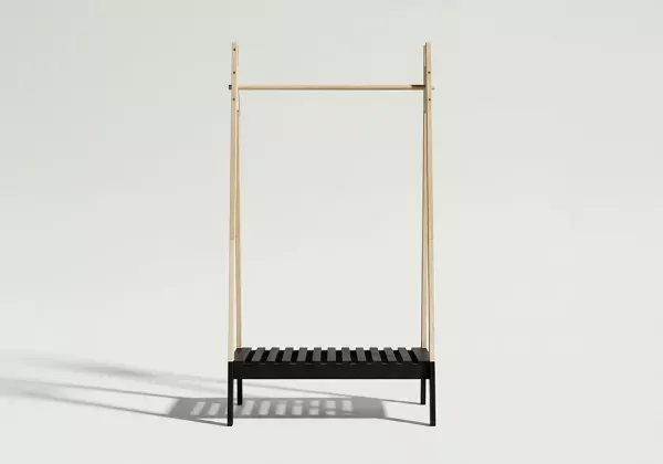 Perchero de madera LUA Perchero de madera LUA