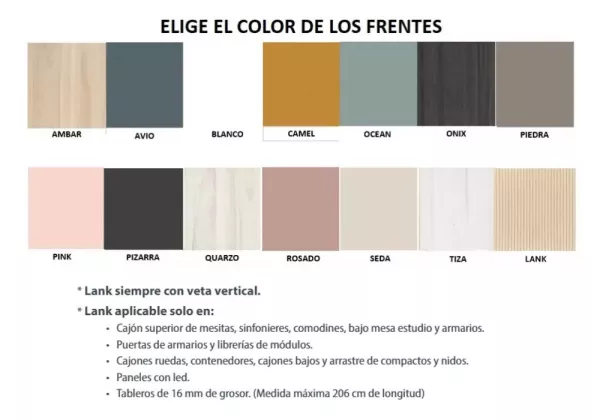 Armario 2 portas de balanço + 2 gavetas CORBAN PLUS