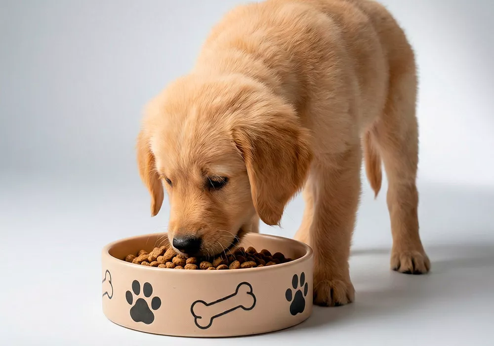 Comedero para mascotas WOW - beige/animal