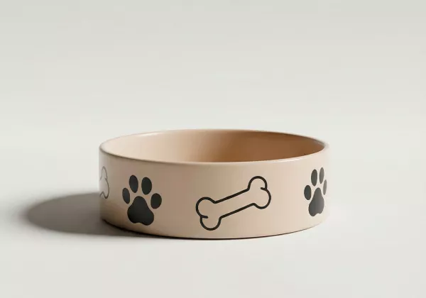 Comedero para mascotas WOW - beige