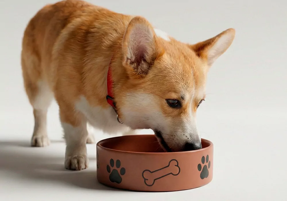 Comedero para mascotas WOW - marron/animal