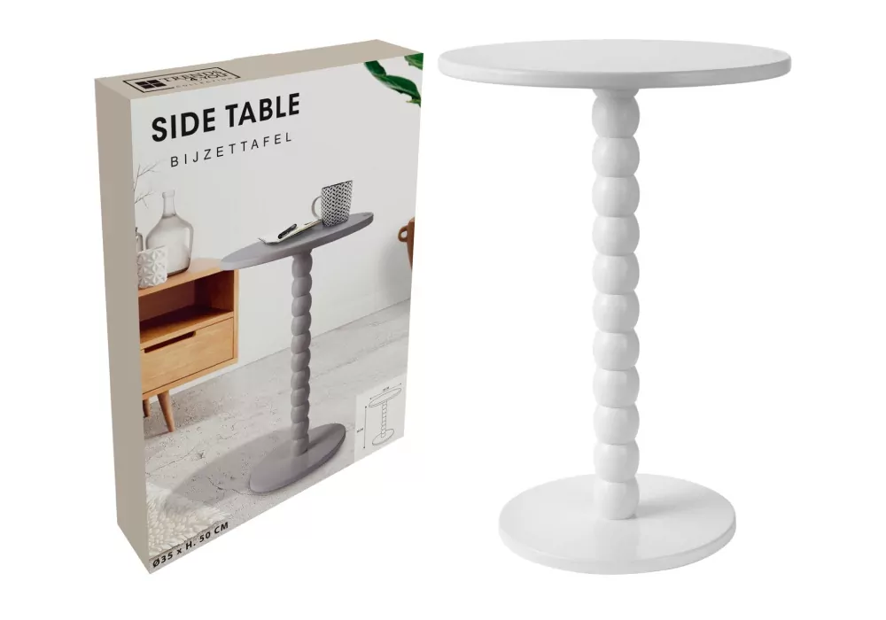 Mesa auxiliar madera alto 50 cm NOVA Mesa auxiliar madera alto 50 cm NOVA